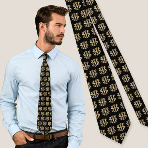 IHS Christogram Pattern Tie