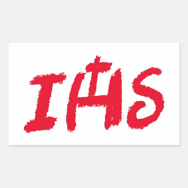 IHS monogram sticker (Front)