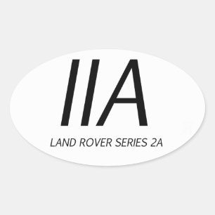 IIA Land Rover Series IIA Oval Sticker