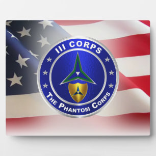 III Corps “Phantom Corps” Plaque