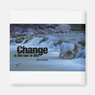 Iinspirational Quote, John F. Kennedy Magnet