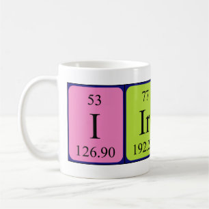 Iiris periodic table name mug