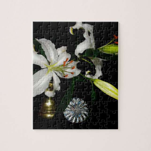 Iirsh Design -Brass and Flower Collection Jigsaw Puzzle (Vertical)