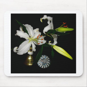 Iirsh Design -Brass and Flower Collection Mouse Mat