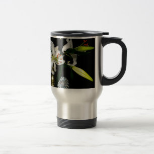 Iirsh Design -Brass and Flower Collection Travel Mug