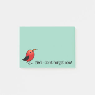 'I'iwi Post It Notes. Don't forget now! Post-it Notes