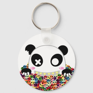 Ijimekko the Panda - Sugar Skulls Key Ring