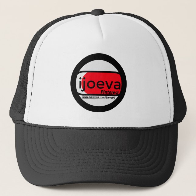 ijoeva Pinterest Print Novelty Trucker Hat (Front)