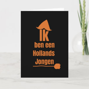 Ik ben een Hollands Jongen - I Am A Dutch Boy Card