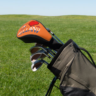 Ik Heart Holland overlay on or dccnt Golf Head Cover
