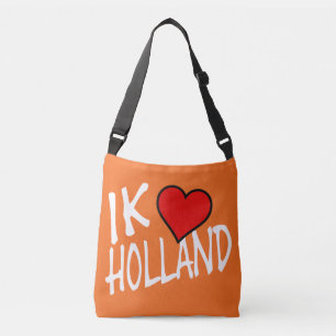 Ik Heart Holland wt on or cbbcnt Crossbody Bag