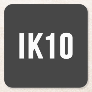 IK, Impact Protection, IK Rating, IK10 Square Paper Coaster