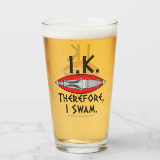 IK Therefore I Swam Kayakers Glass