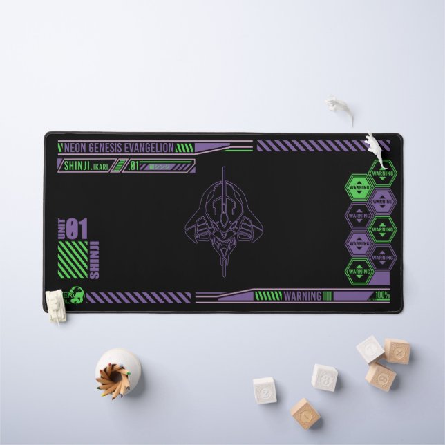 Ikari Shinji Theme Evangelion Desk Mat (Kids Table)
