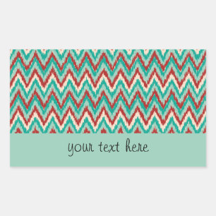 ikat7-2013colors.png rectangular sticker