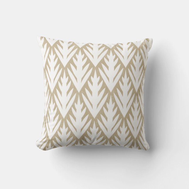 Ikat Arrows, Jute Cushion (Front)