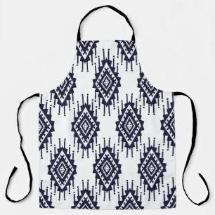 Ikat Boho Aztec Textile Motif Apron