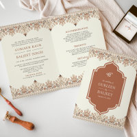 Ikat Border All in One Anand Karaj Sikh Wedding