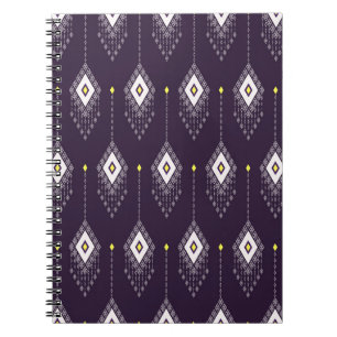 Ikat Chandelier Pattern: Vintage Textile Design Notebook