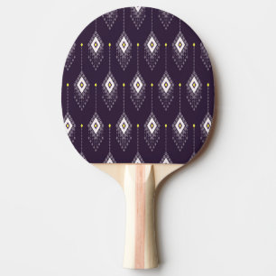 Ikat Chandelier Pattern: Vintage Textile Design Ping Pong Paddle