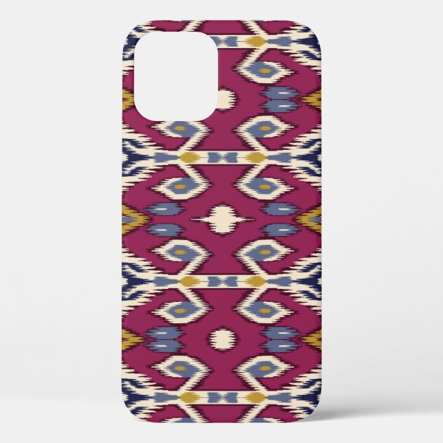 Ikat Chevron: Ethnic Elegance Case-Mate iPhone Case (Back)