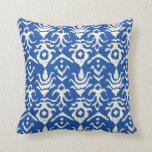 Ikat Damask 16" x 16" Throw Pillow<br><div class="desc">.</div>