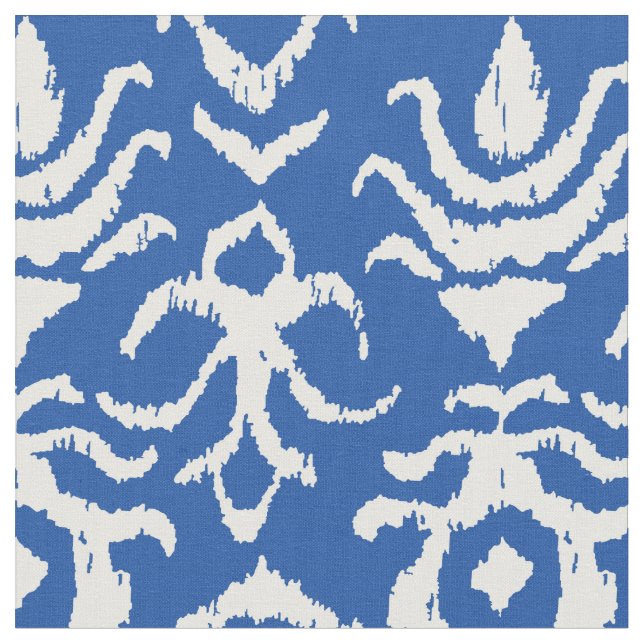 Ikat Damask Fabric (Close Up)