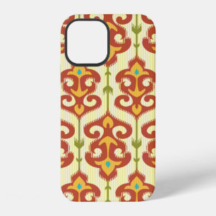 Ikat damask pattern iPhone 12 case