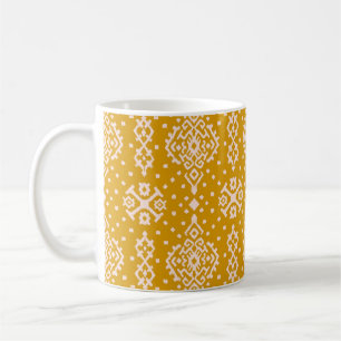 Ikat folklore ornament - ethnic texture. coffee mug