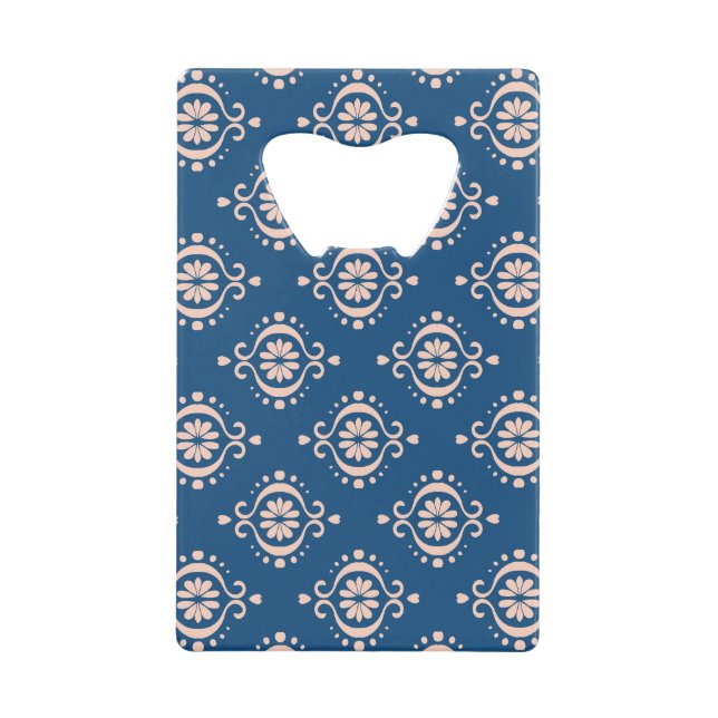 Ikat Geometric Folklore Damask Ornament (Front)