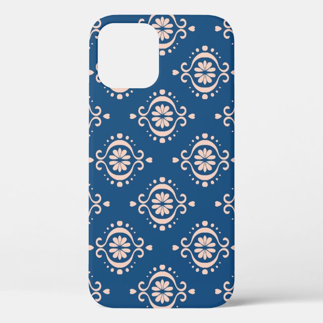 Ikat Geometric Folklore Damask Ornament Case-Mate iPhone Case (Back)