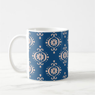 Ikat Geometric Folklore Damask Ornament Coffee Mug