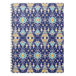 Ikat Geometric: Folklore Oriental Ornament. Notebook
