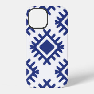 Ikat pattern Ethnic textile tribal American Americ iPhone 12 Case