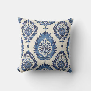 Ikat Pattern Fabric Cushion