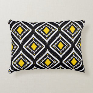 Ikat patterns ethnic tribal textile American Afric Decorative Cushion