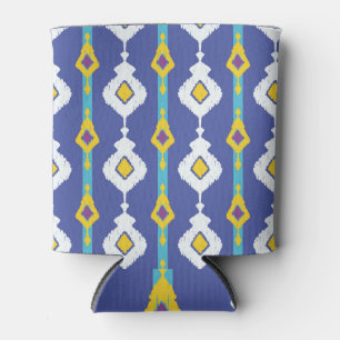 Ikat, seamless ethnic pattern. can cooler