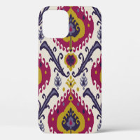 Ikat seamless pattern background Traditional patte