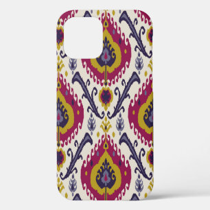 Ikat seamless pattern background Traditional patte iPhone 12 Case