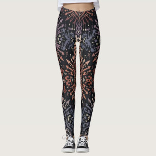 Ikat Tribal Warrior Leggings