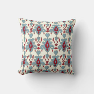 IKAT Uzbekistan Vintage Tribal Small Pattern Cushion