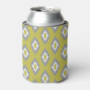 Ikat vintage pattern can cooler