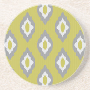 Ikat vintage pattern coaster
