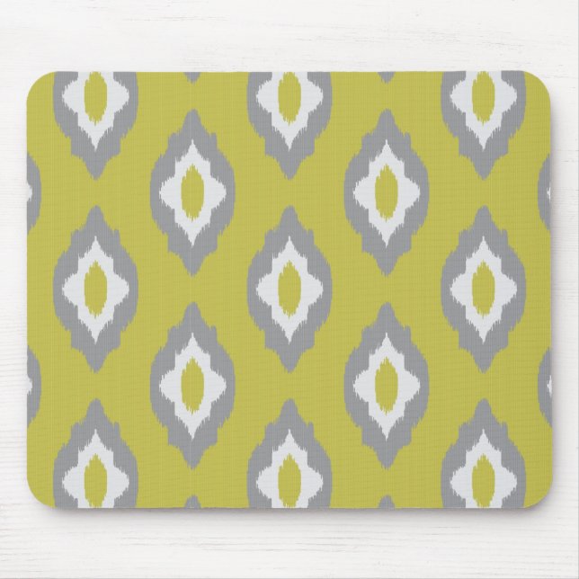 Ikat vintage pattern mouse mat (Front)