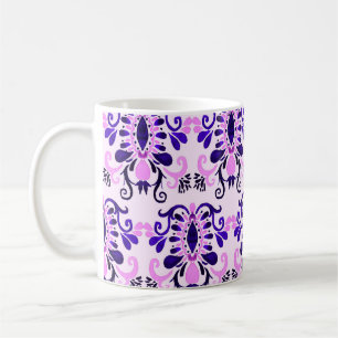 Ikat Watercolor: Tribal Ethnic Seamless Coffee Mug