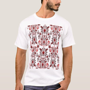 Ikat Watercolor: Tribal Ethnic Seamless. T-Shirt