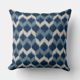 Ikat Wave Cushion