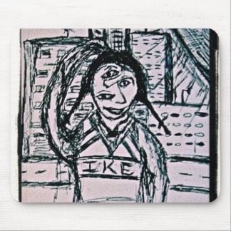 IKE Cheerleader Mouse Mat