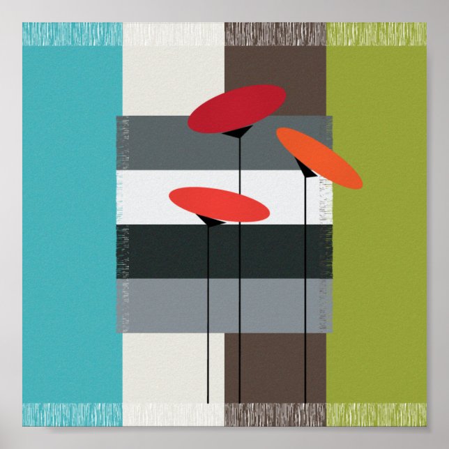 Ikea Throws Stripes Poster (Front)