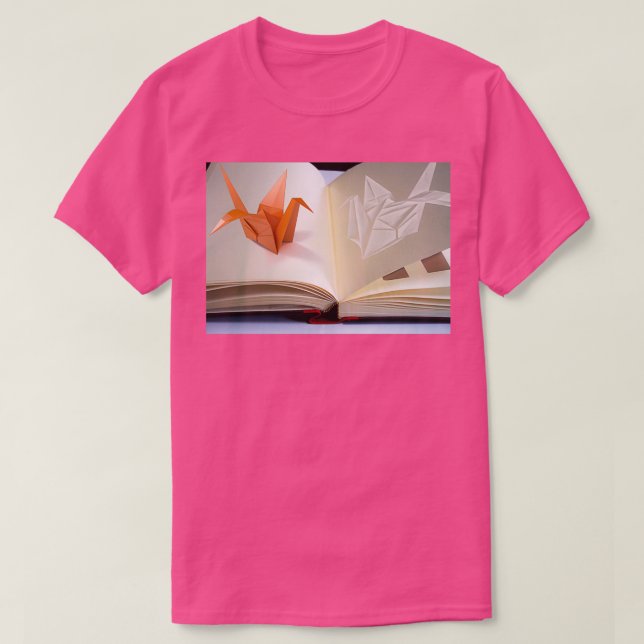 Ikebana Origami T-Shirt (Design Front)